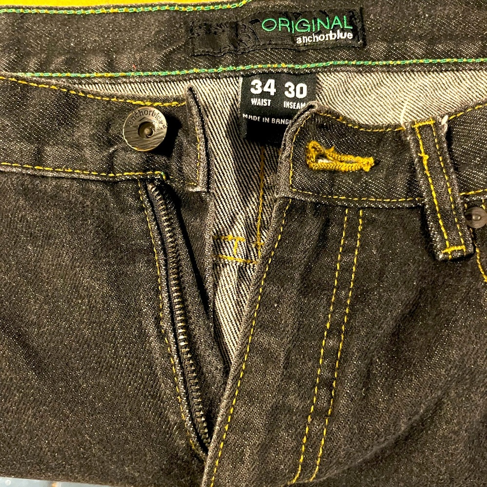 Vintage. Anchor Blue Jeans. Original fit. 34X30.